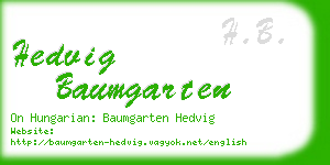 hedvig baumgarten business card